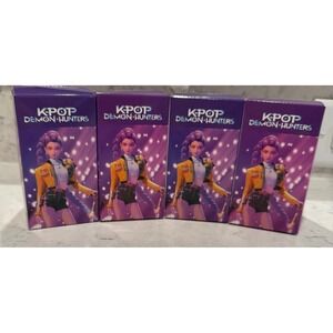 Qty-4.‎  Kpop Demon Hunters Collectible Figure Box Set